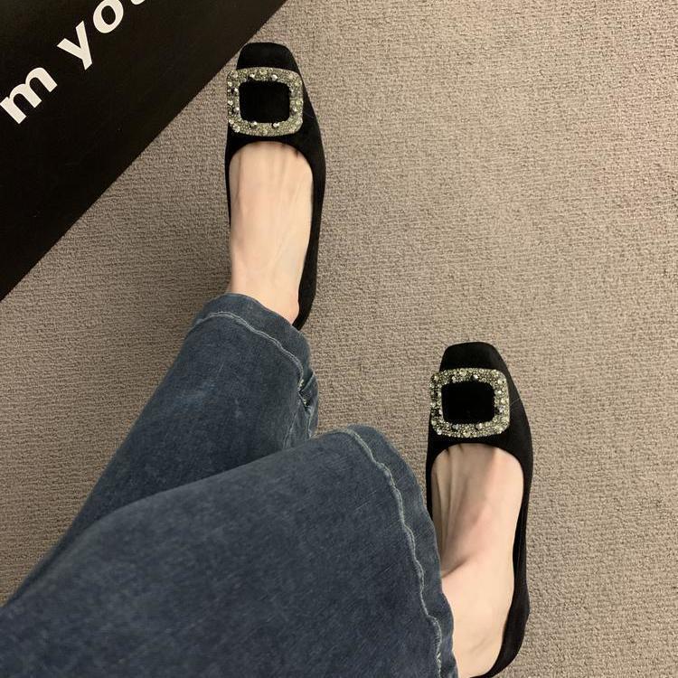 블랙 [평평한 바닥] 얇은 가장자리 바위 버클