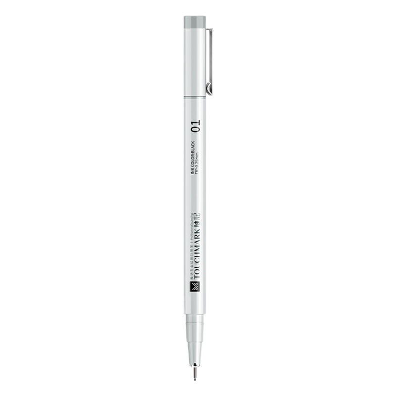 Carefully Selected Needle Pen Set Hook Line Pen Black Oily Single-Head Student Art Touchmark Needle Pen