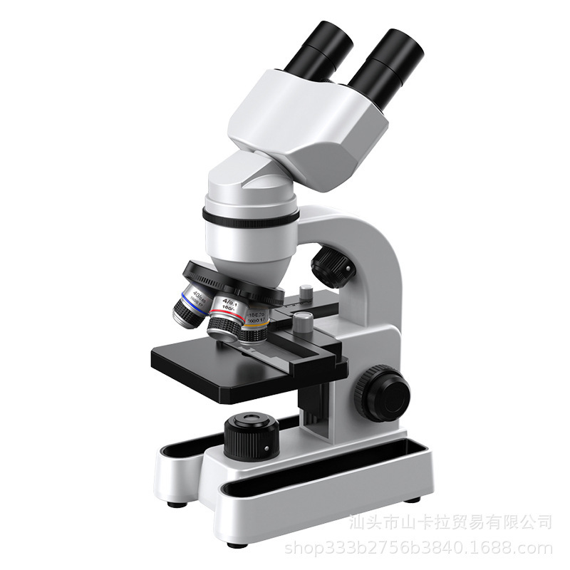 跨境高清显微镜专业高倍显微镜中小学生生物实验益智儿童科教玩具|undefined