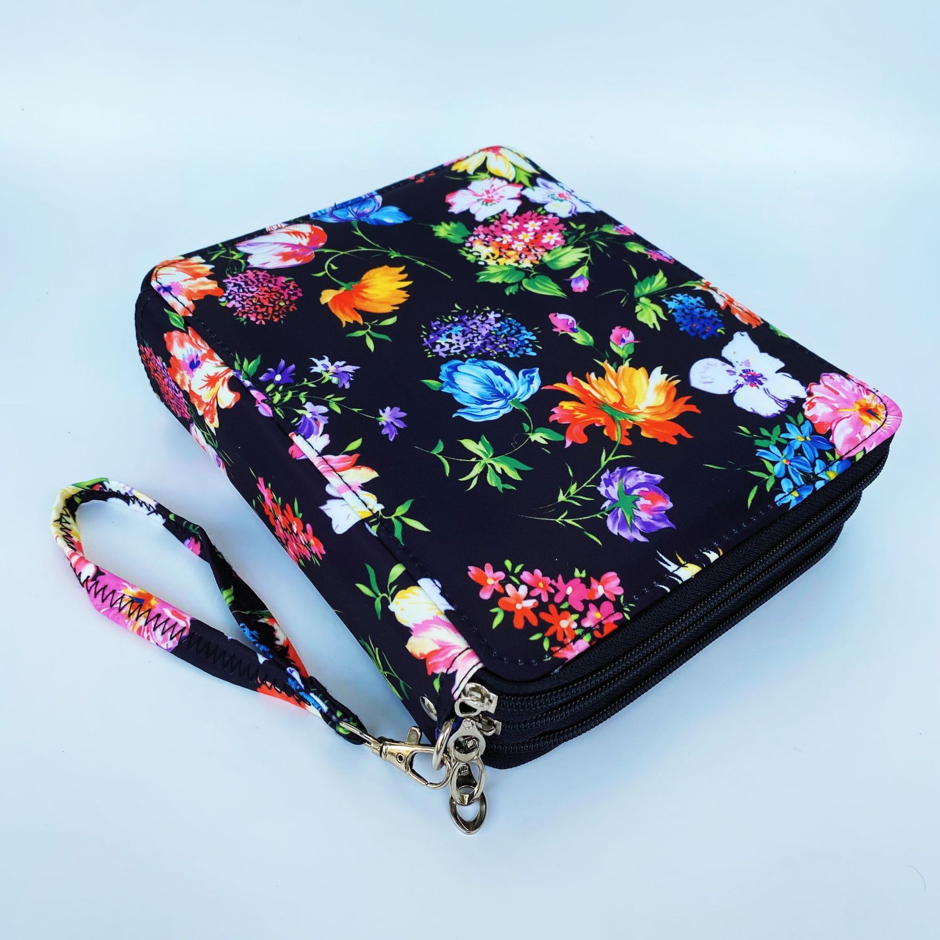 Estuche de lápices para estudiantes de gran capacidad 2024, 120 agujeros, suministros de pintura artística, bolsa de almacenamiento de lápices multifuncional