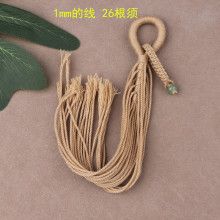 葡萄串挂环果壳风铃文玩猴头无患子柿子核手工DIY挂件手工编织