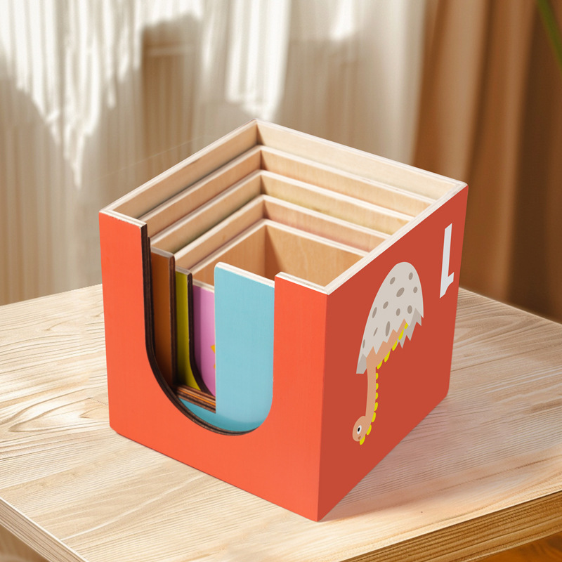 Puzzle avanzado caja de juegos de madera de juegos de mesa interactivos para niños al por mayor