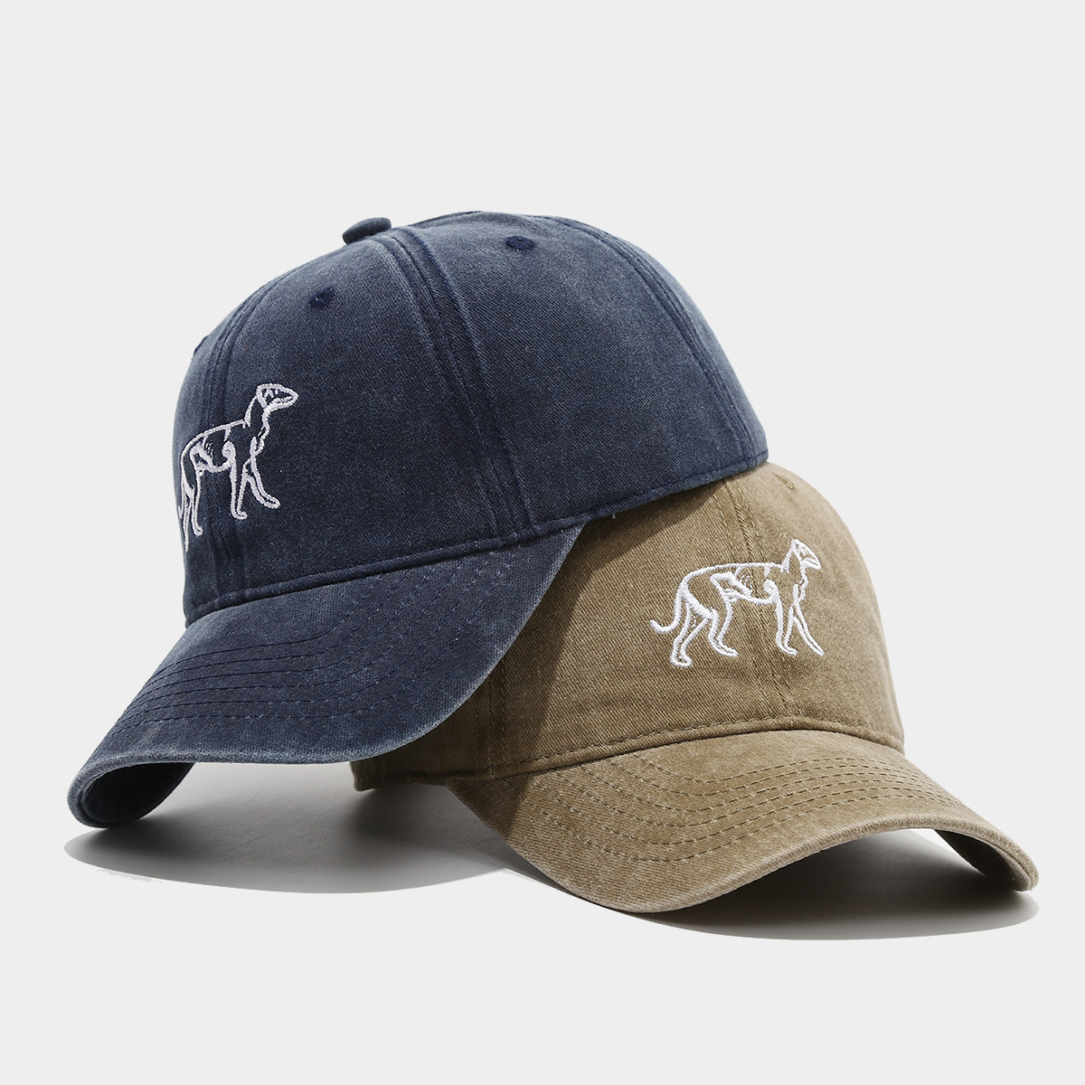 Gorra de visera para mujer primavera y verano deportes al aire libre ocio sombrero para el sol de techo suave pareja gorra de béisbol retro bordada para perros