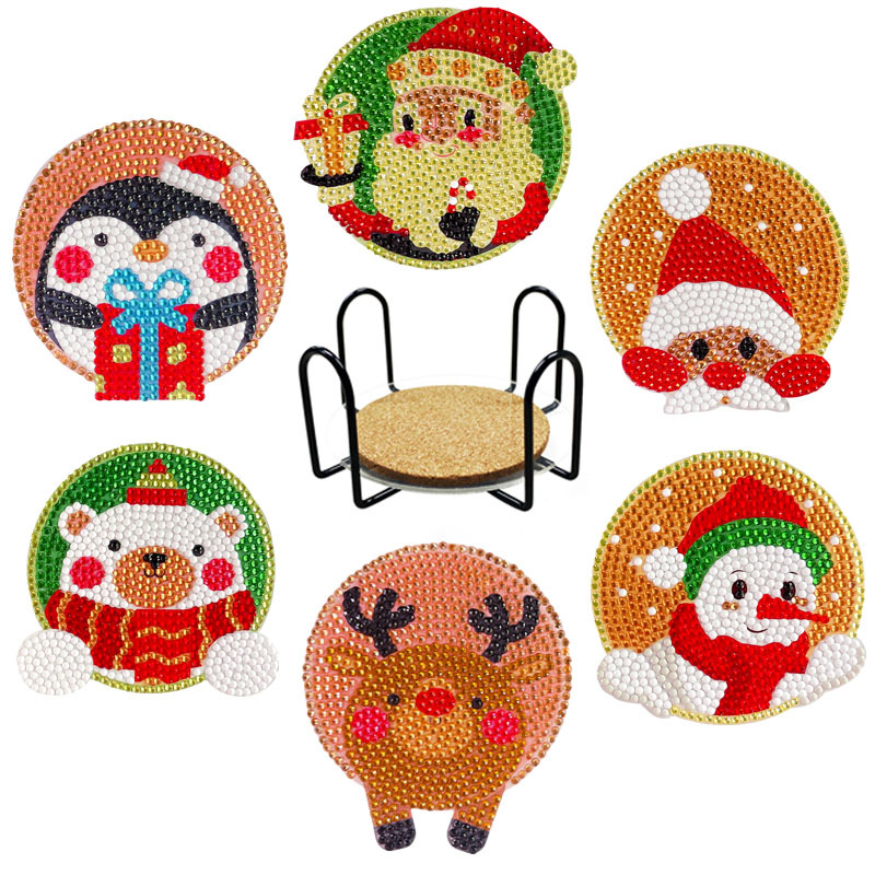 Nuevo diamante piedra pintura montaña redonda placemat niños DIY hecho a mano 5D pintado a mano mundo submarino creativo pasta diamante pintura