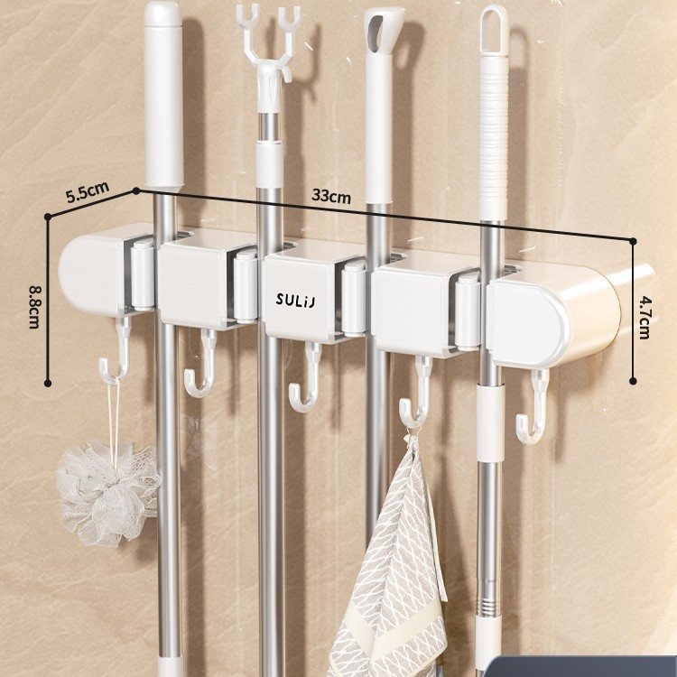 클립 4개 후크 5개 - 아이보리 화이트 [핫셀 추천]