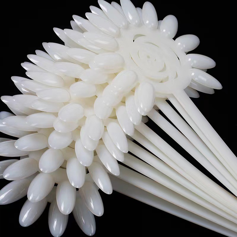 Unpa de color de manicura tarjeta de color solar esmalte de uñas práctica tablero de visualización muestra de color de uñas 10 piezas