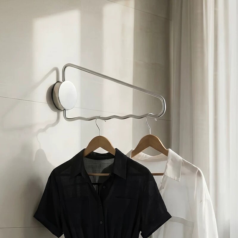 Invisible drying rack stainless steel for home use