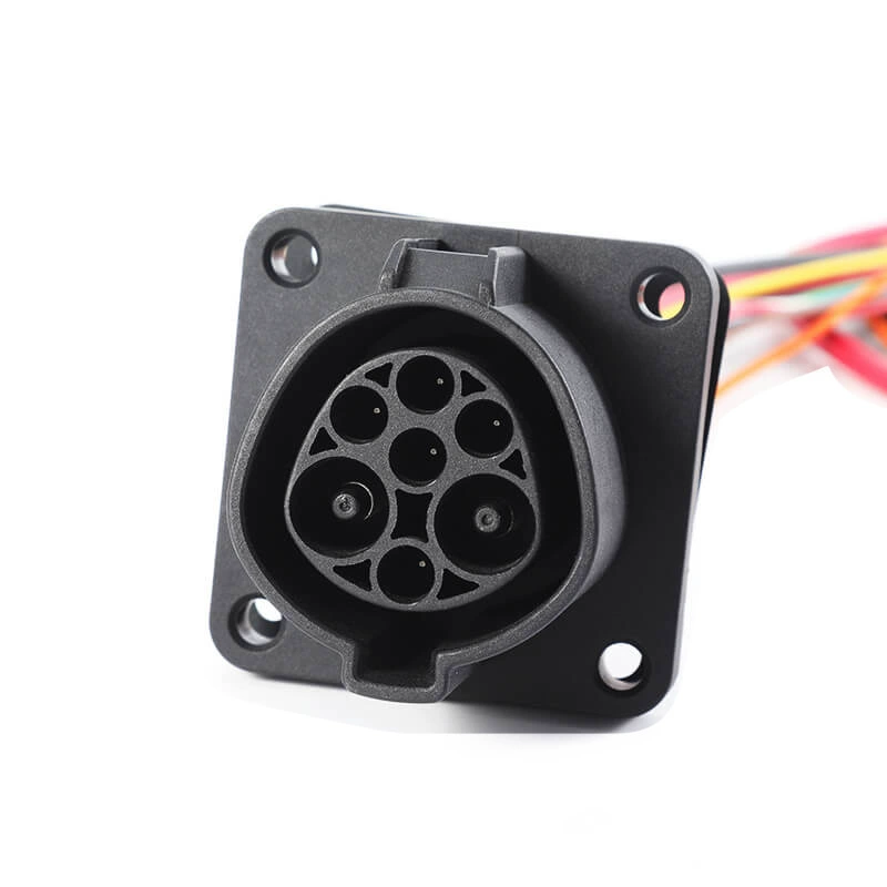 Разъем для зарядки электрического локомотива высокого и низкого напряжения, разъем для зарядки электромотоцикла переменного тока, штекер 0.5m