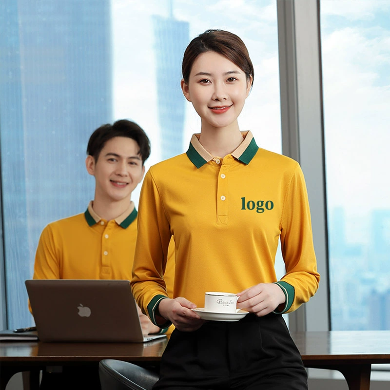 Футболка поло с длинными рукавами на заказ Одноклассник воссоединение образовательные и тренировочные комбинезоны группа Enterprise DIY индивидуальная рабочая одежда осень