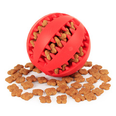 Amazon milk-scented food leaking ball swinging food leaking ball dog toys large dog rubber teething pet supplies