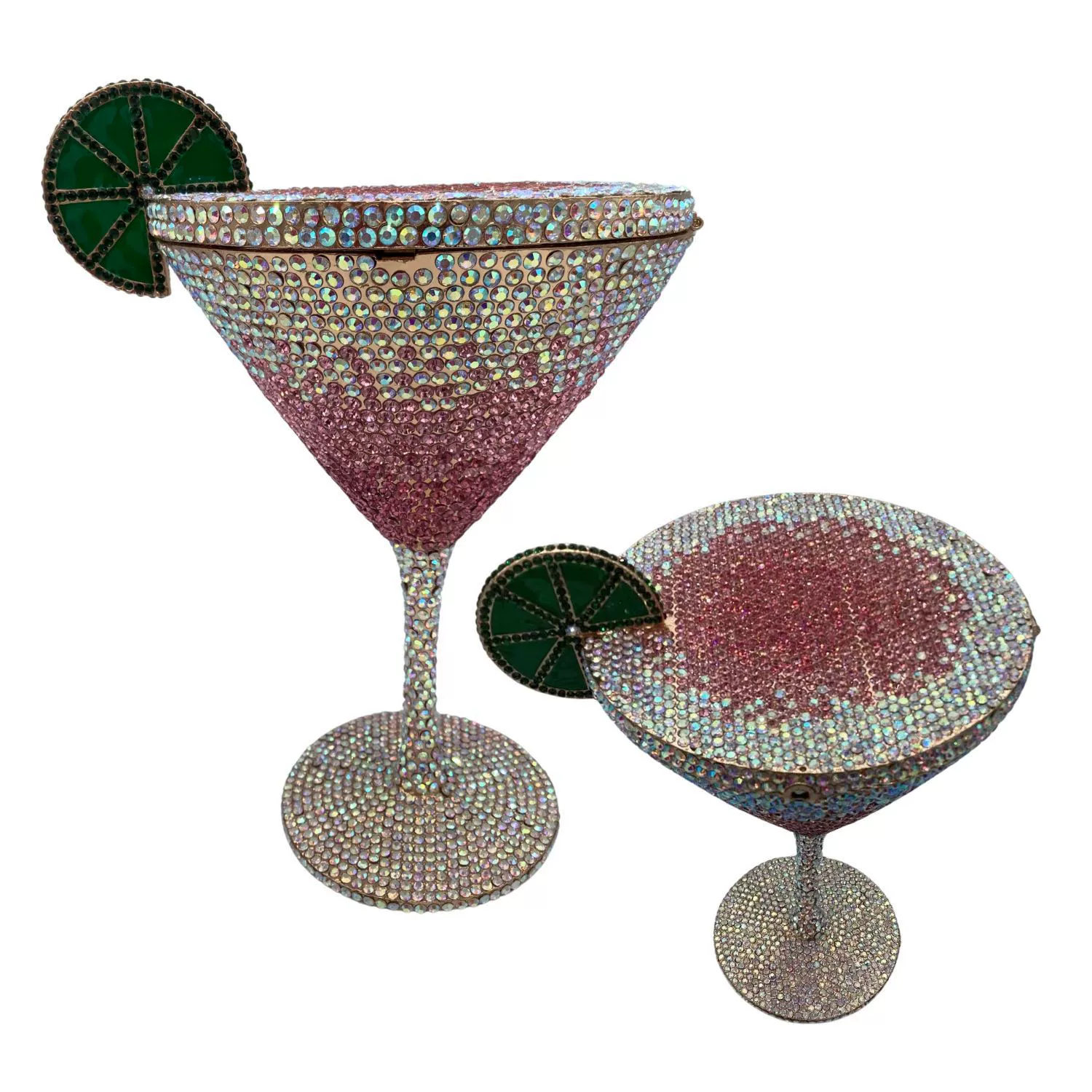 Стеклянная сумка Martini Crystal Cocktail Roulette Diamond Dinner Bag, новая бриллиантовая сумка для руки женщины