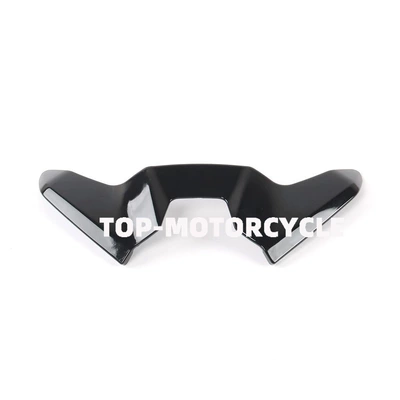 Suitable for Triumph Street Triple 765Rs Moto 2/765R Front Windshield Deflector Decoration 2023 2024 (Motorcycle front windshield) - black