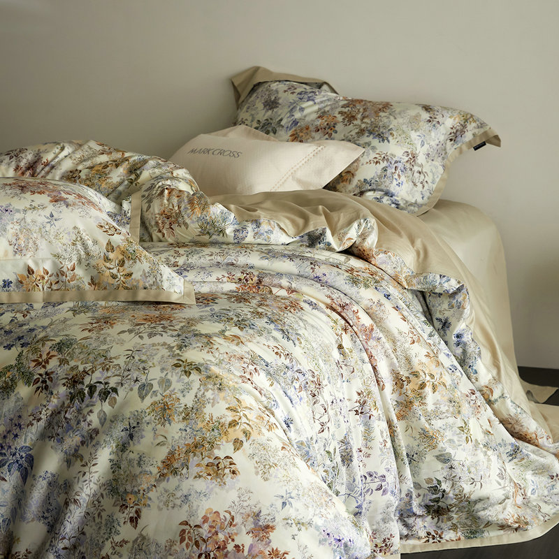 Mark Cross Xinjiang Awati Long-Staple Cotton Four-Piece Set, All-Cotton Digitally Printed Duvet Cover, Bed Sheet, American-Style Bedding