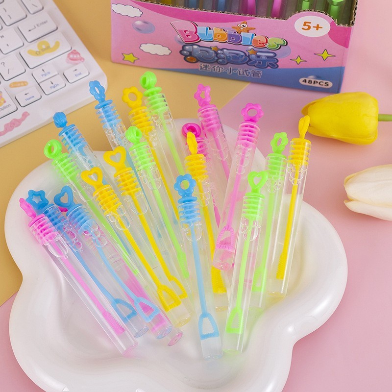 試験管バブルは壊れにくい、バブルスティック、ミニブローイングバブルおもちゃ、屋外親子バブル接着剤バブル液体|undefined