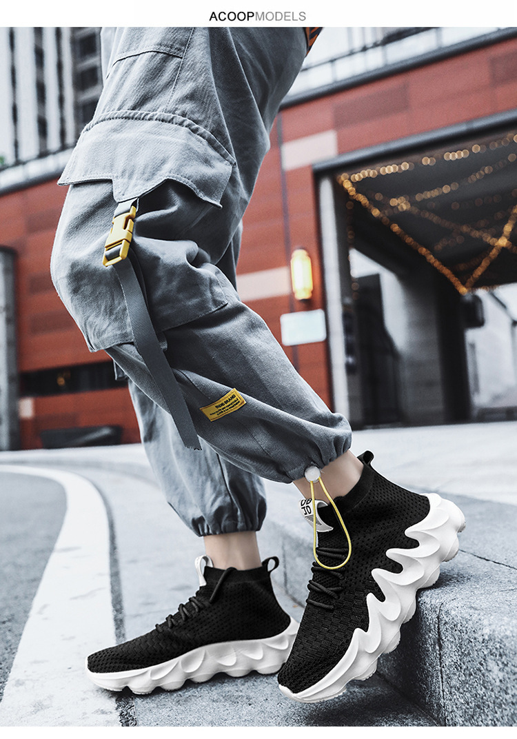 Neue übergroße, leichte, atmungsaktive Socken, vulkanische Sport- und Freizeitschuhe, trendige Herrenschuhe in koreanischer Version_voghion.com