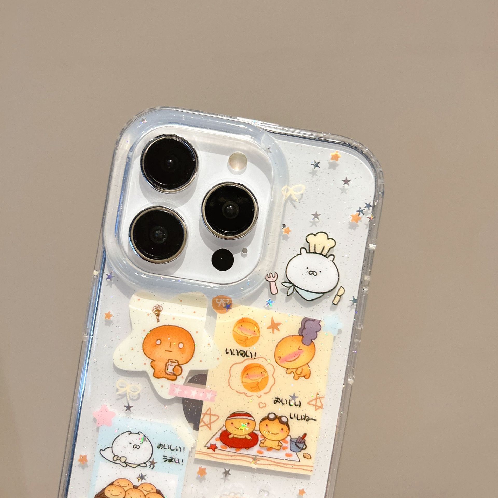 Girl ins semi-transparente kt oso para iPhone16ProMax nuevo 15 funda para teléfono móvil Apple 14/15 dibujos animados