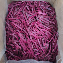 500g独立包装香酥紫薯条香甜番薯条无脂便携零食紫薯片非膨化红薯