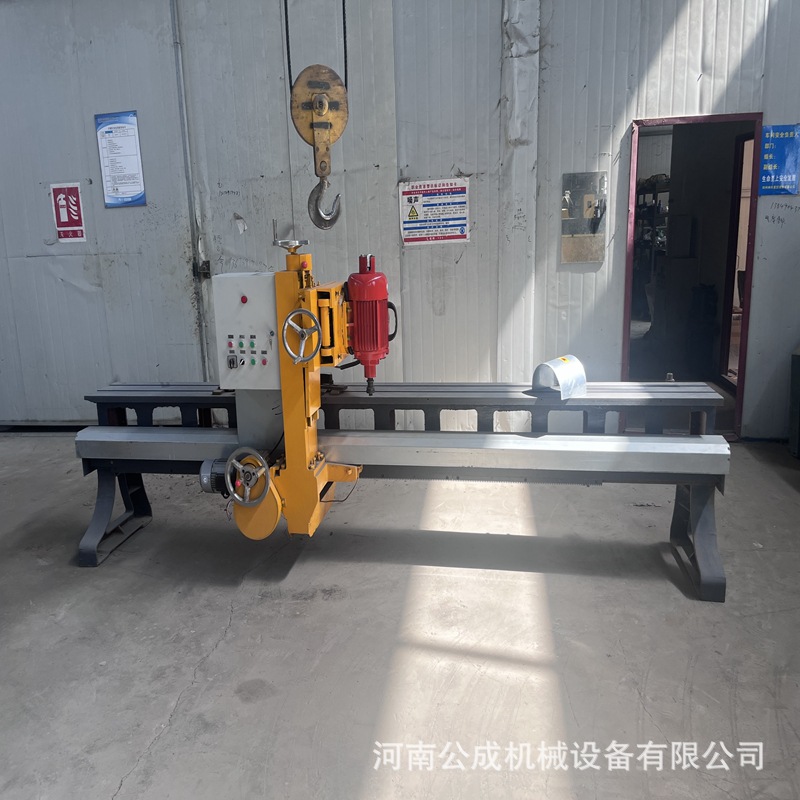 云南石材磨边机全自动异形曲线直线打磨机械精磨三相电适用切割机