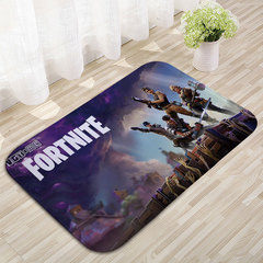 Cartoon animation game peripheral Fortnite floor mat new Among Us game flannel crystal velvet carpet