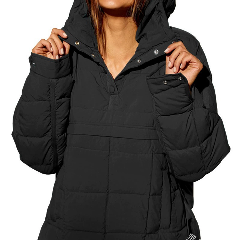 Европейский и американский 2023 Новый Повседневный модный однотонный пуловер с длинными рукавами и хлопковой подкладкой, топ с круглым подолом w292