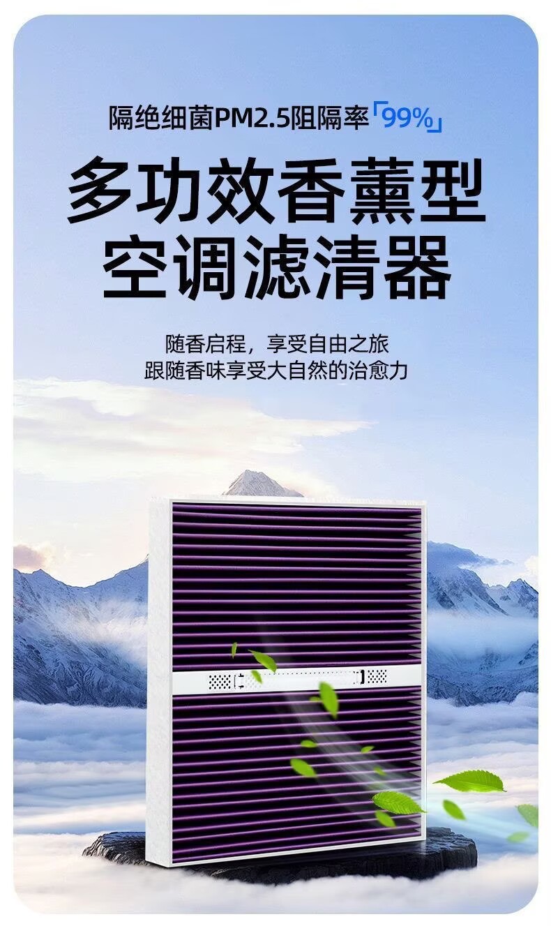 Suitable for Bmw 12357 Series X1X3X5X7 Aromatherapy Module Air Conditioning Filter + Air Filter Original Car Size