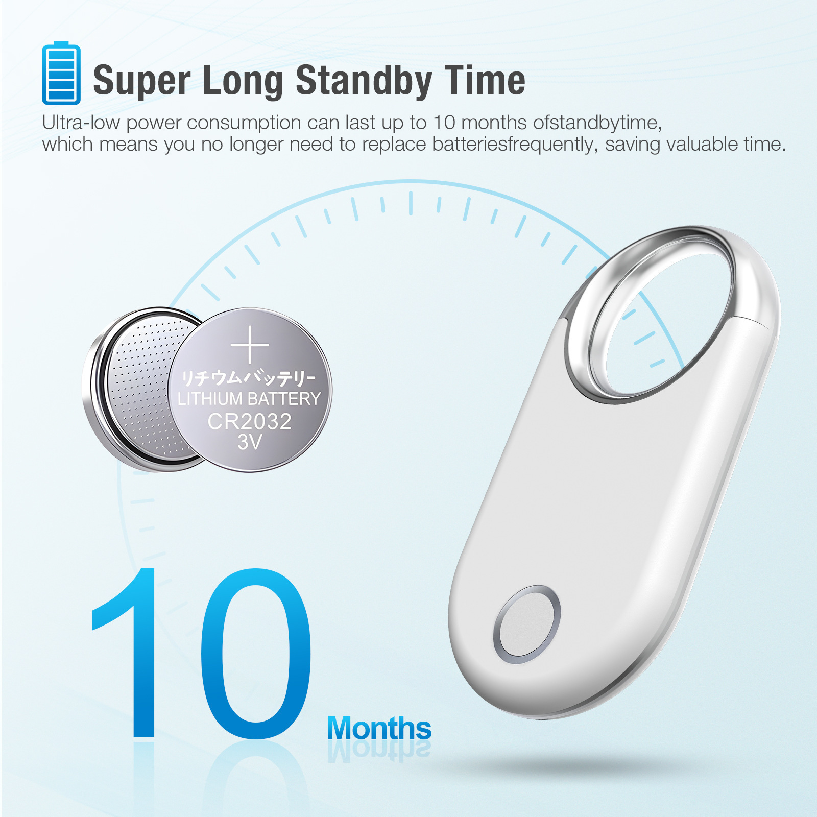 Cross-border MFI anti-loss device keychain FindMy item tracker luggage locator global positioning