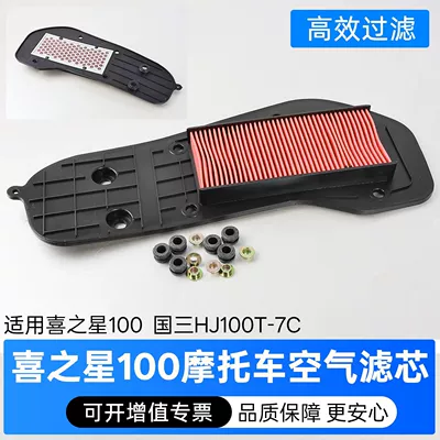 Suitable for Haojue Pedal Motorcycle Fuxing S Xi Xing HJ100T-7C-7D-7M Air Lattice Filter Core Air Filter