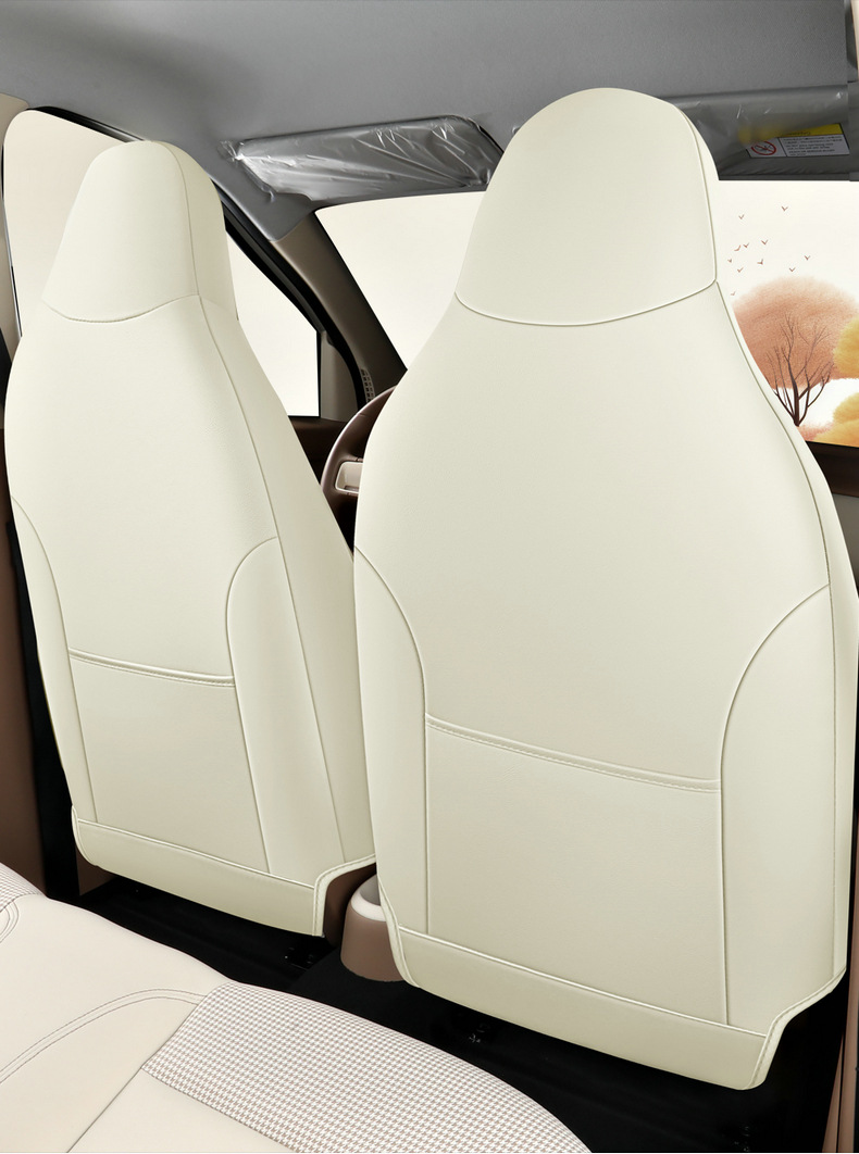 2025 four-generation Wuling Hongguang mini special car seat cover four-door fully enclosed cartoon leather seat cover