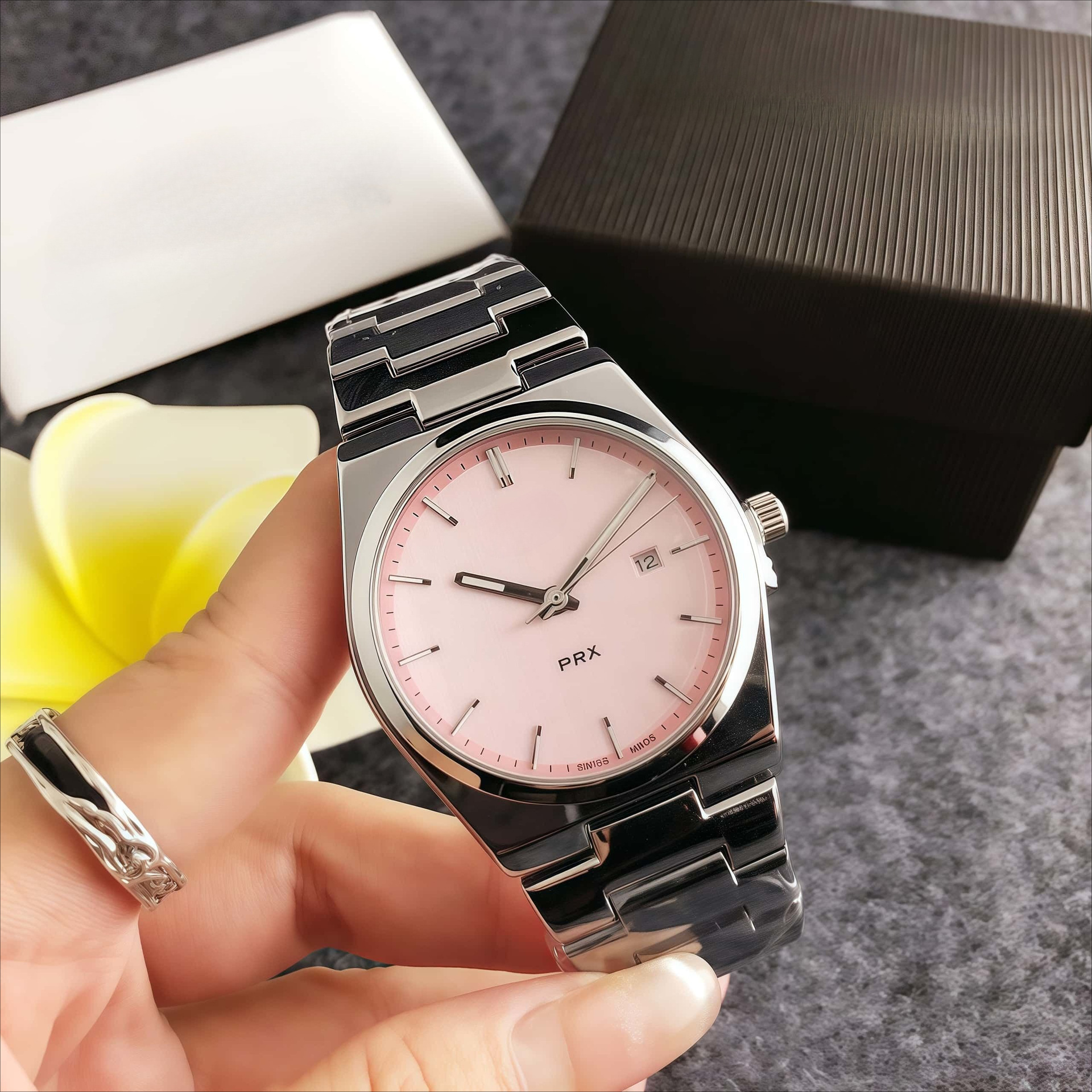 Fashion Couple Watches Factory Price Mechanical Time Steel Strap Women's Watch Quartz Watch Student Casual Men's Watch Dropshipping