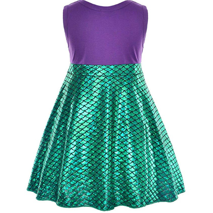 2019 nuevo chaleco sirena falda linda chica falda