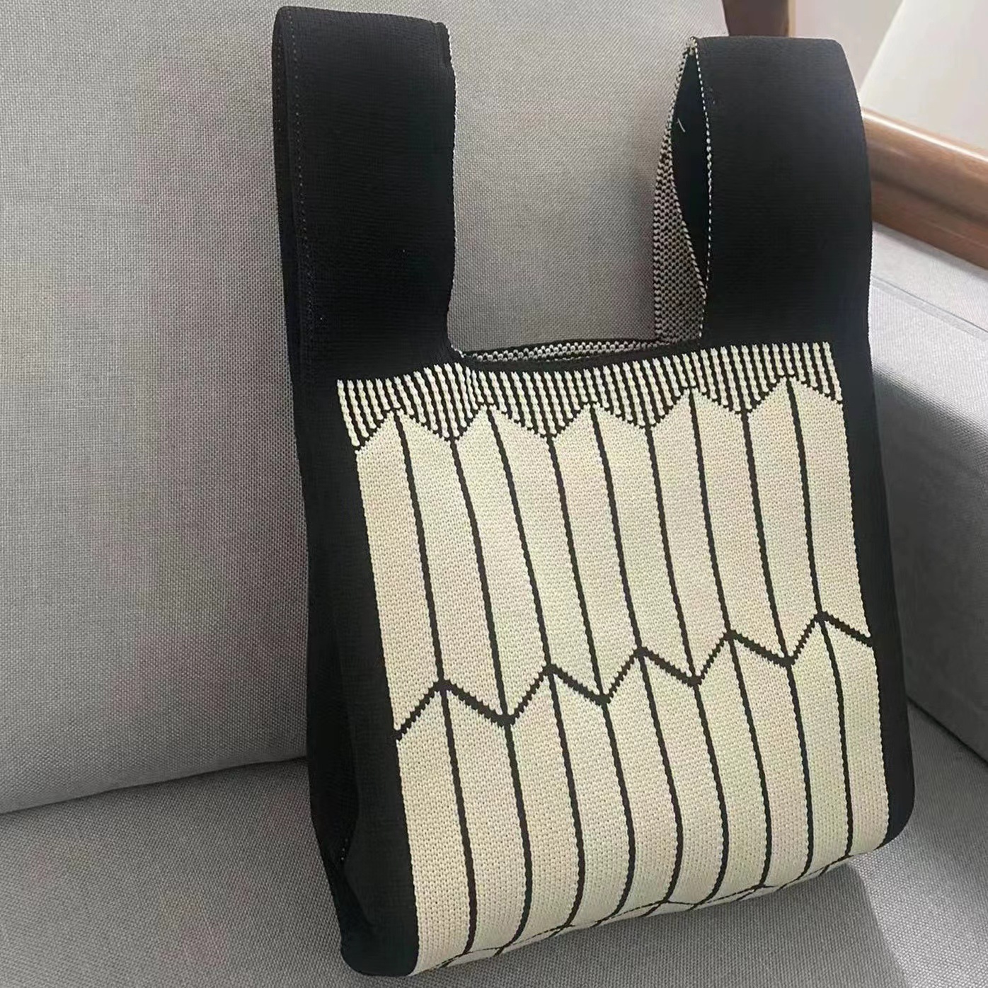 INS nuevo bolso de mujer bolso de mano bolso de punto bolso de gran capacidad bolso de hombro bolso de cubo