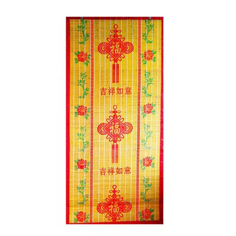 Summer Door Curtain, Household Bamboo Curtain, Mosquito-Proof, Fly-Proof, Breathable, Ventilated, Roll-Up Door Curtain, Universal for All Seasons, Bamboo Curtain for Street Stalls Summer Door Curtain, Household Bamboo Curtain, Mosquito-Proof, Fly-Proof, Breathable, Ventilated, Roll-Up Door Curtain, Universal for All Seasons, Bamboo Curtain for Street Stalls