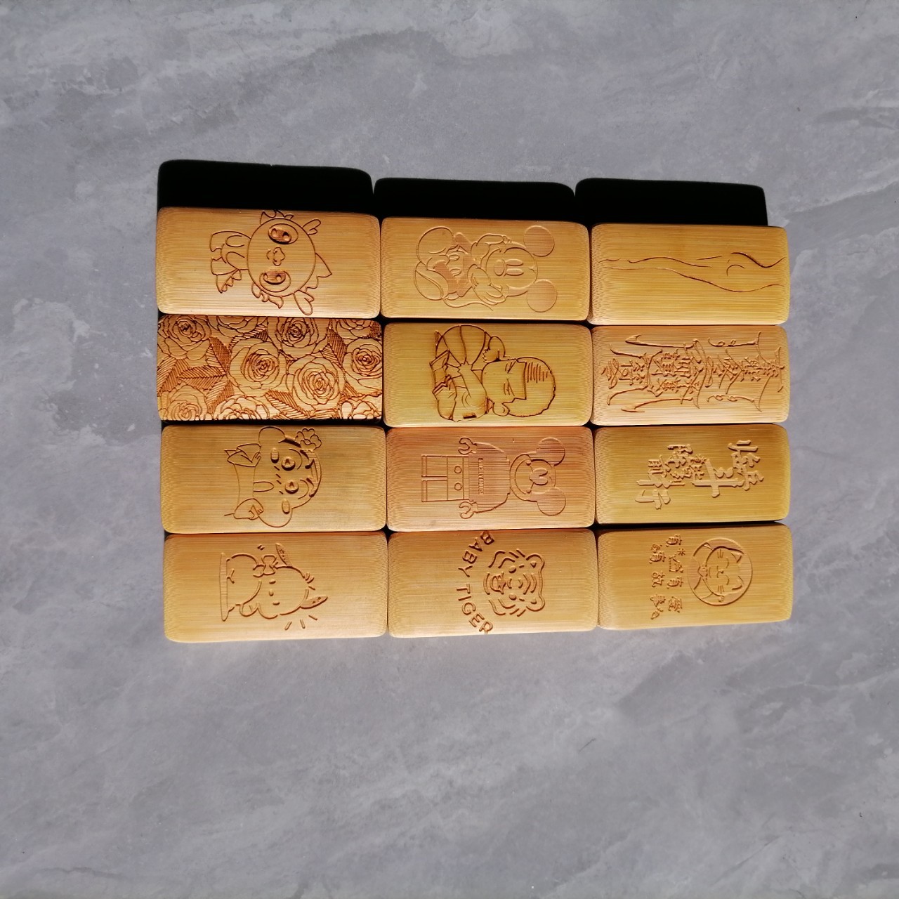 万毛刷核桃金刚清灰提亮棋盘格中硬刷子竹雕金蟾文玩玉米刷子