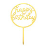 Super Flash Mirror Acrylic Respuent Birthday Happy Gee Frame Circle Birthday Happy Shoushu LOVE plug -in