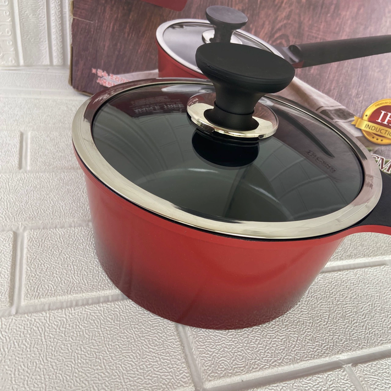 Корейский оригинальный импорт молочный cooker 20 см дополнительный продукт молочный котёл керамический бытовой детский тёплый молочный котёл для лапши мгновенной