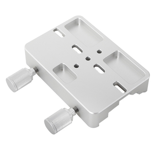 Xingyuan silver wide and narrow dual-purpose dovetail slot double slot double bolt fixed astronomical telescope accessories XY-230724