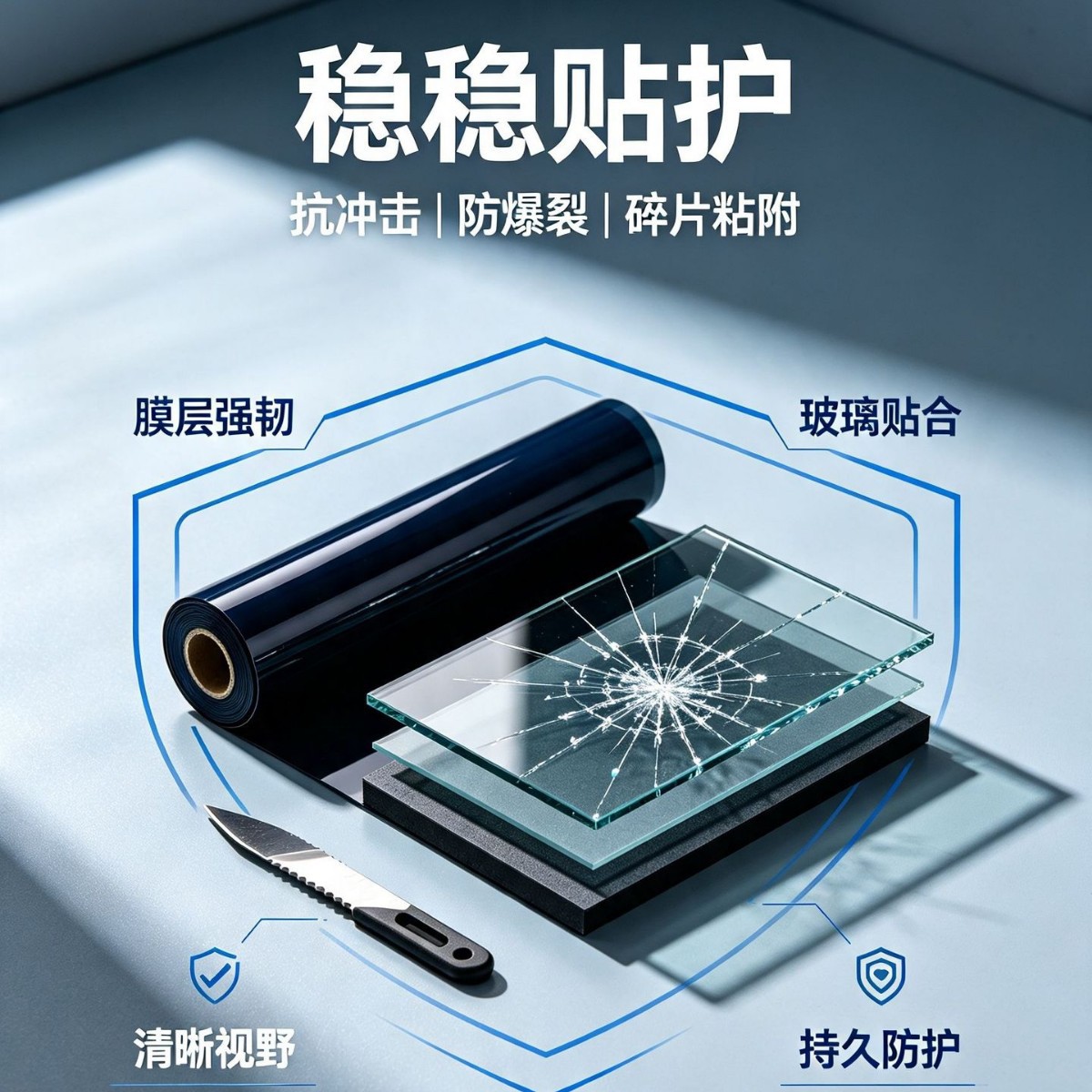 Car film, car sun film, full car film, high insulation and explosion-proof film, front windshield glass film, car film wholesale