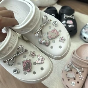 �羳����Ь��߼��а���KittyЬ���yɫ�P��؈diy�������LЬ��