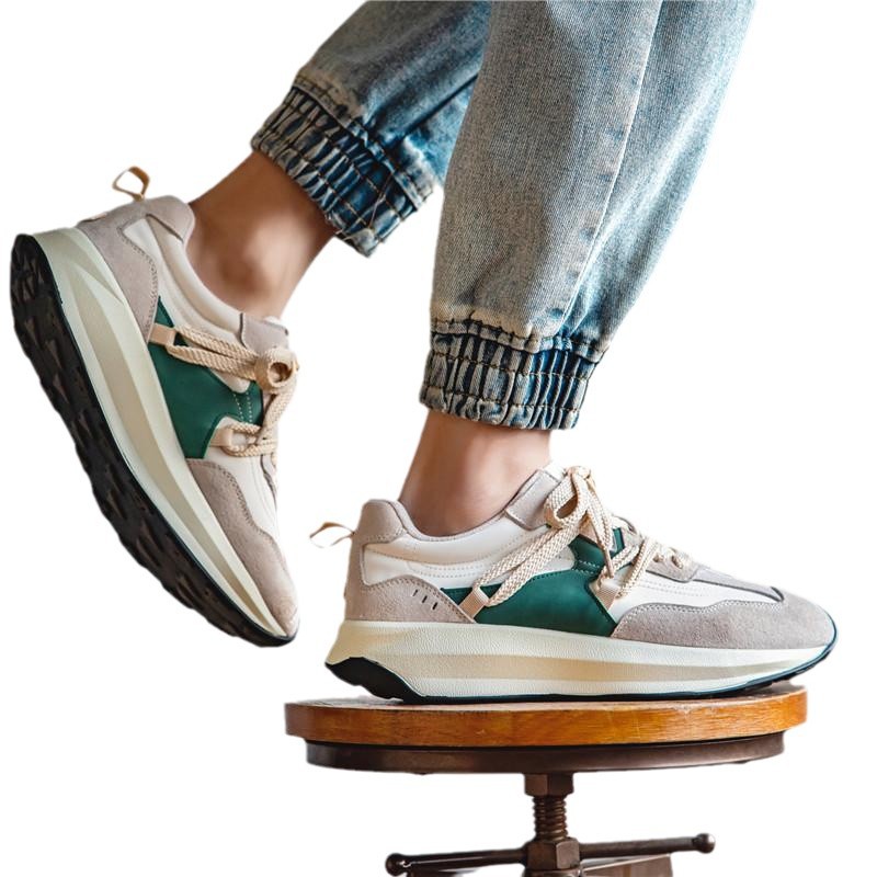 Zapatos de los hombres de Argan viven otoño transpirable popular de moda todos los partidos de los deportes de los zapatos de los hombres ocasionales retro papá zapatos de moda