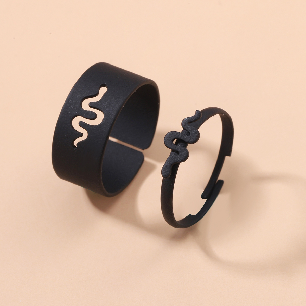 Fashion Star Butterfly Airplane Metal Stoving Varnish Open Ring