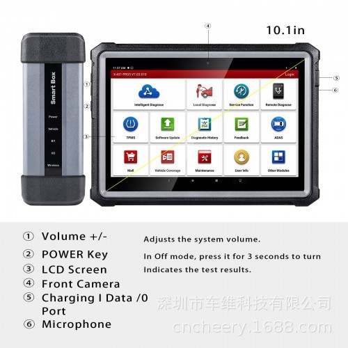 Newest Launch X431 PRO5 PRO 5汽车诊断工具全系统智能诊断