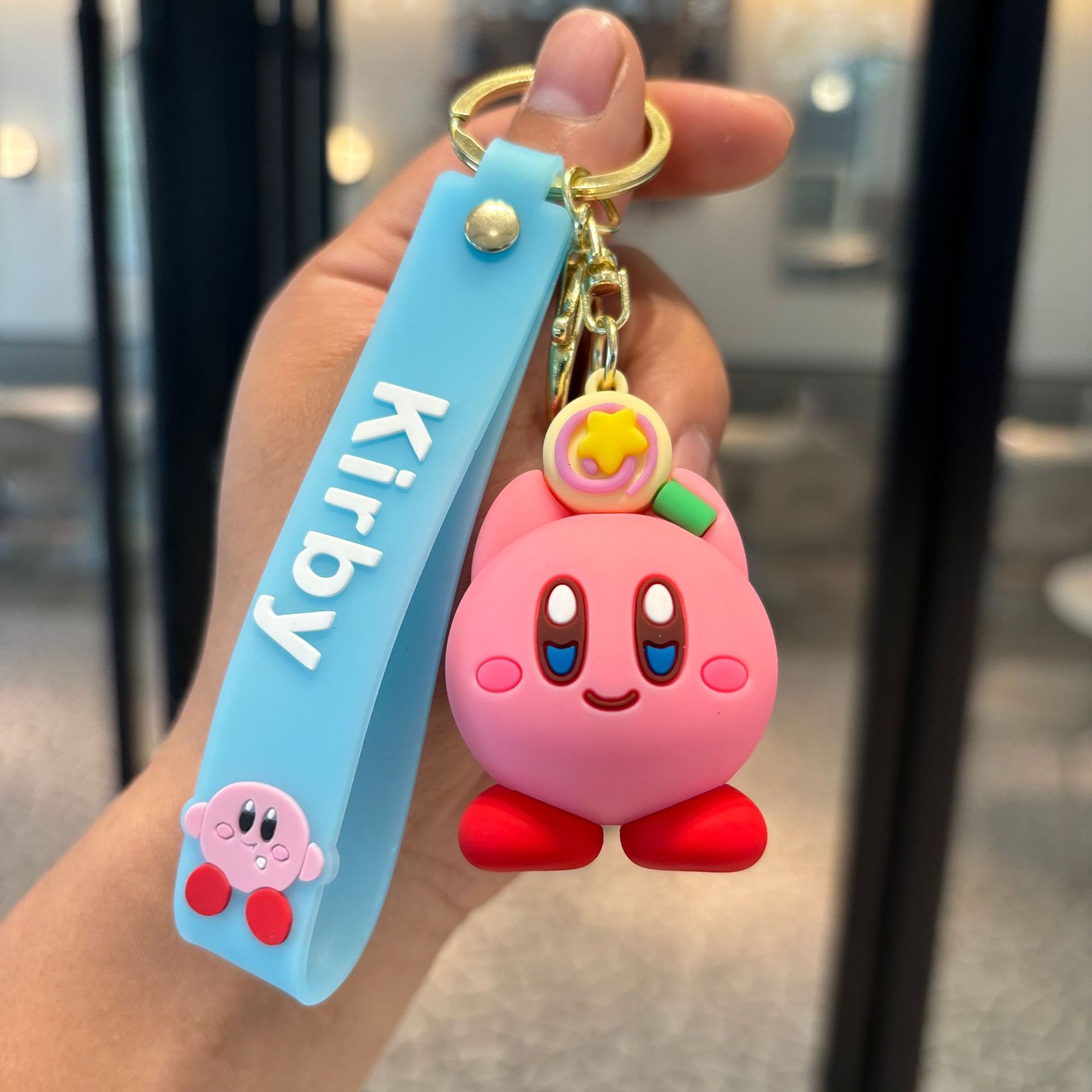 Nuevo Star Card Keychain PVC Muñeca Colgante Bolso de coche Bag Bag