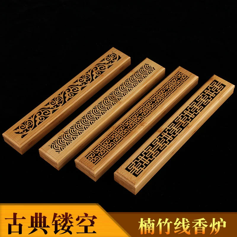 Бамбуковый ароматерапевтический диффузор для благовоний, креативный держатель для благовоний, подставка для ароматических палочек из агарового дерева, деревянный держатель для благовоний, диффузор для сандаловых палочек, бамбуковый материал