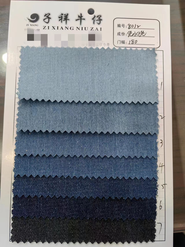 Cotton Multi-color Washable Denim Fabric Jacket Luggage Upper Apron Vest Fabric High Door Width Denim