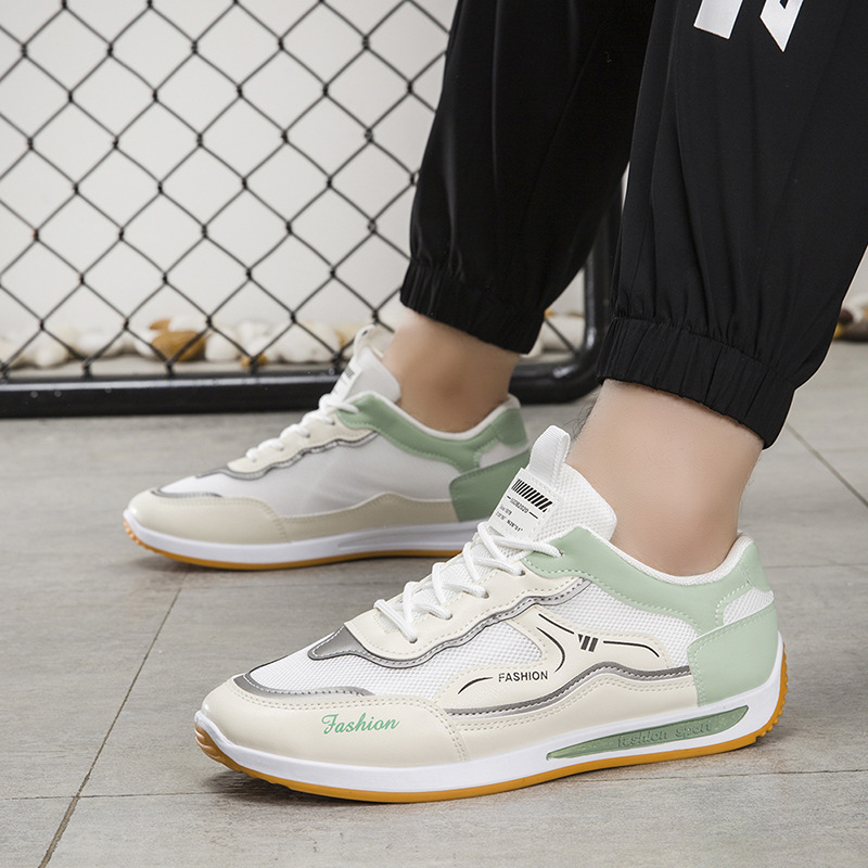 Comercio exterior al por mayor zapatos de hombre primavera nuevos zapatos deportivos ociosos Agan con suela suave en línea popularidad pop-up zapatos de moda zapatos para correr