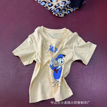 夏季童装圆领短t厂家直销 批发定制贴牌加工直播OEM供货量大优惠