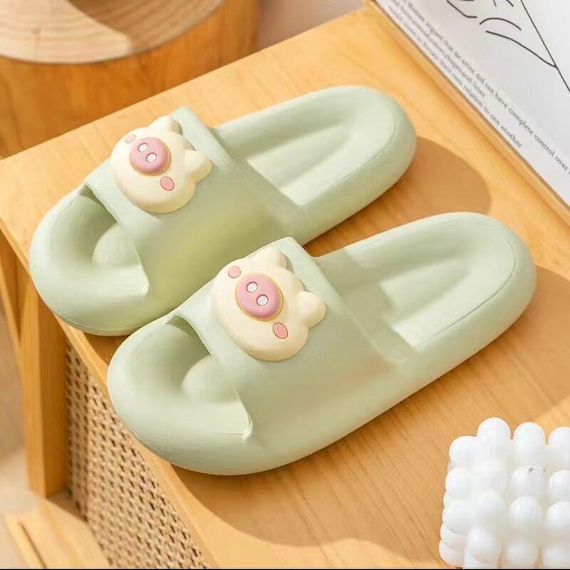 カップルミッキーホームスリッパ女性夏かわいい屋内浴室滑り止めミッキーマウスシャワースリッパ男性用|undefined