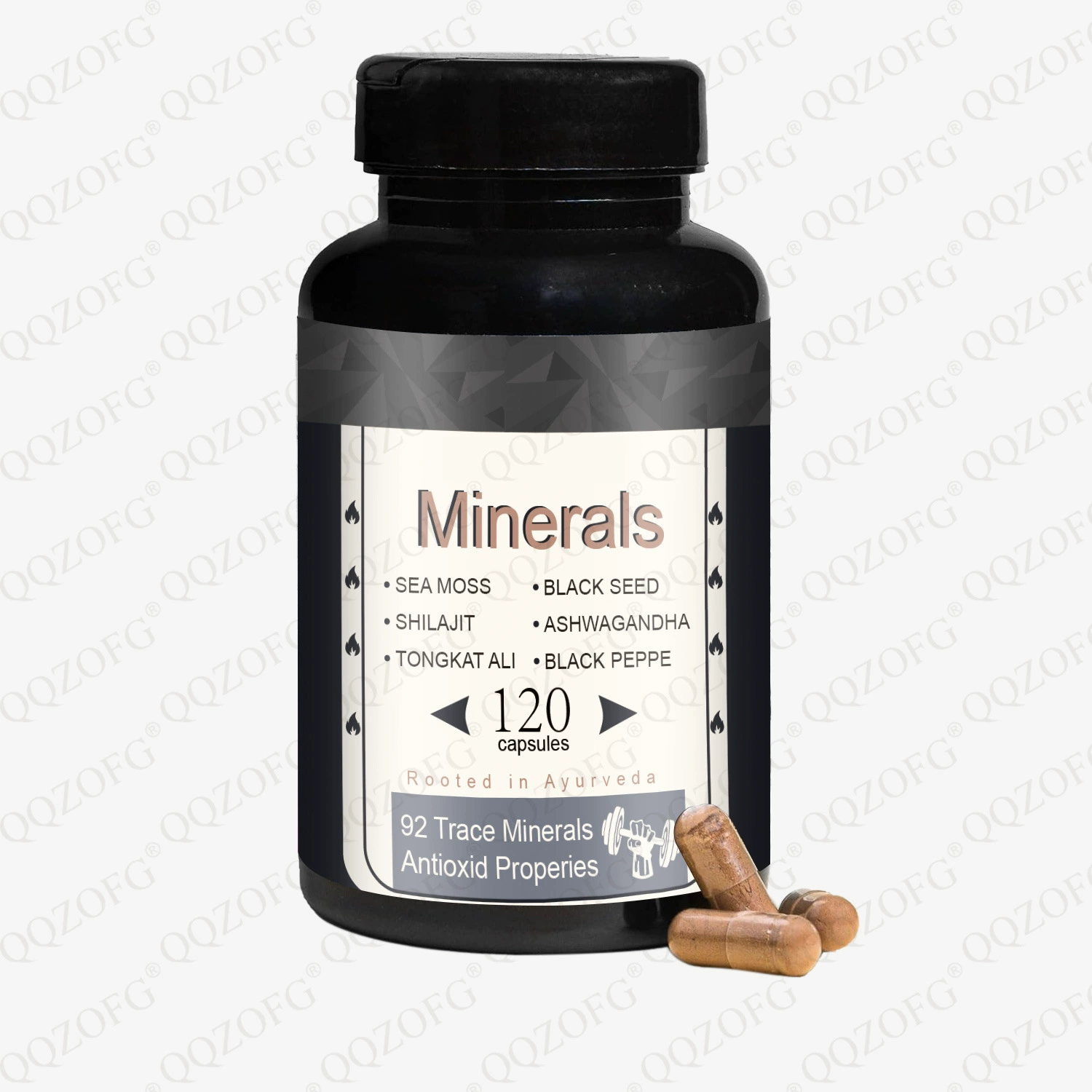 Лучшие капсулы из морских водорослей Sea Moss от Amazon — 120 капсул от производителя, возможен OEM.