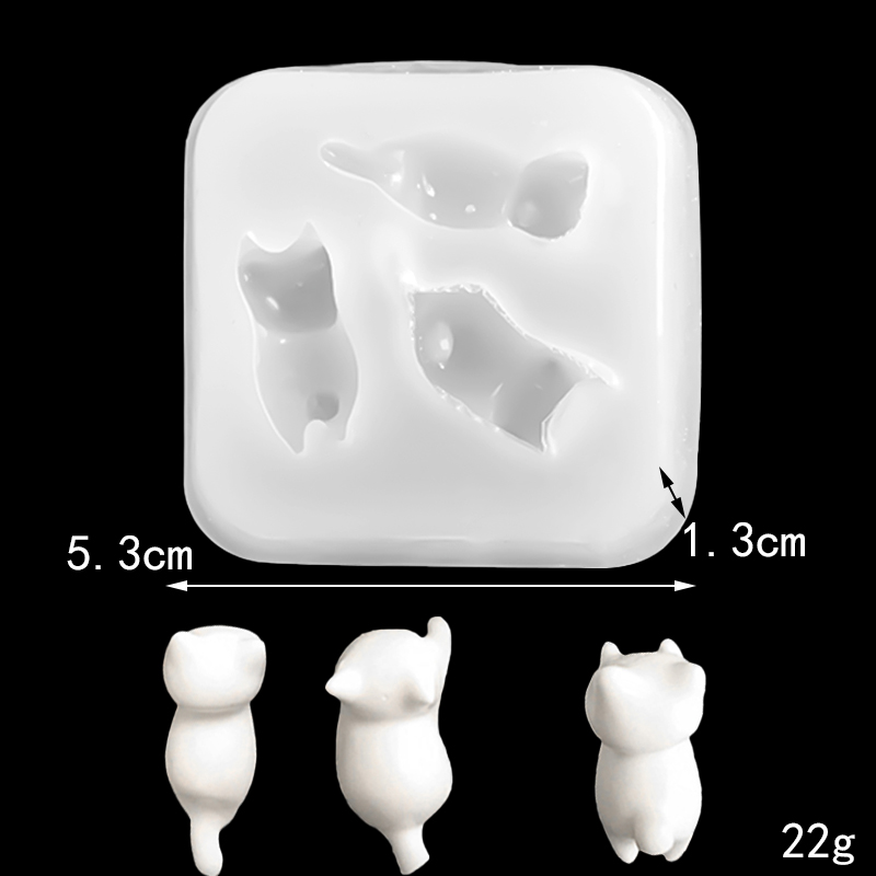 Molde de silicona para gatos y gatos edición especial, molde de goma UV