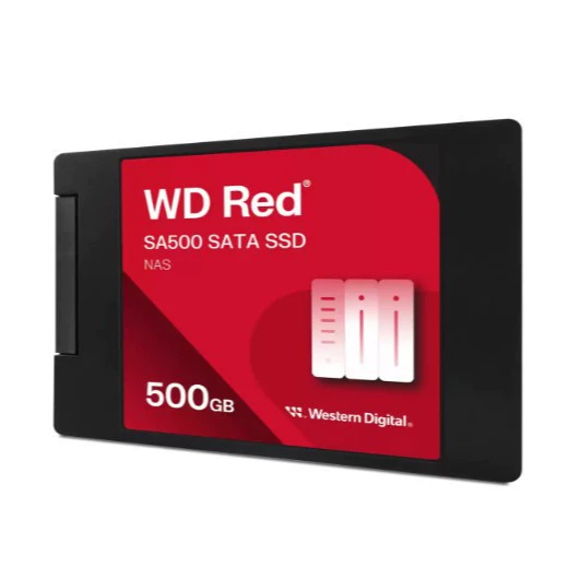 Жёсткий диск WD Red SA500 NAS SATA SSD 2.5”/7mm в корпусе — 500GB